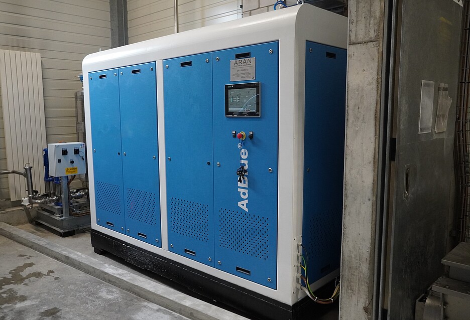 Dans la nouvelle usine ultramoderne à Flawil (SG)