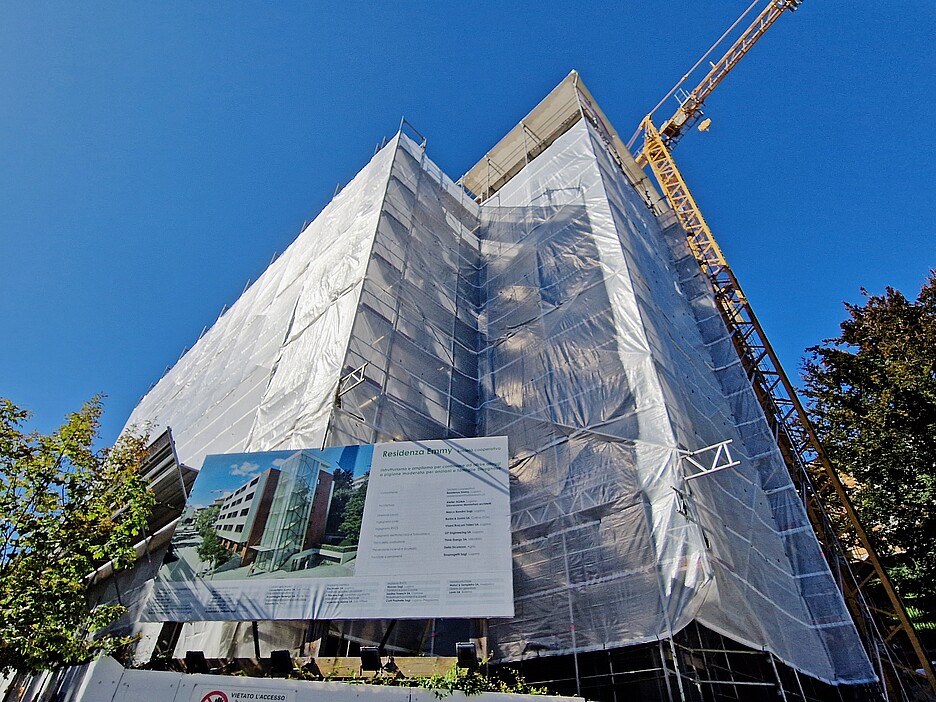 La résidence Emmy avec une vingtaine d’appartements à loyer modéré pour personnes âgées.