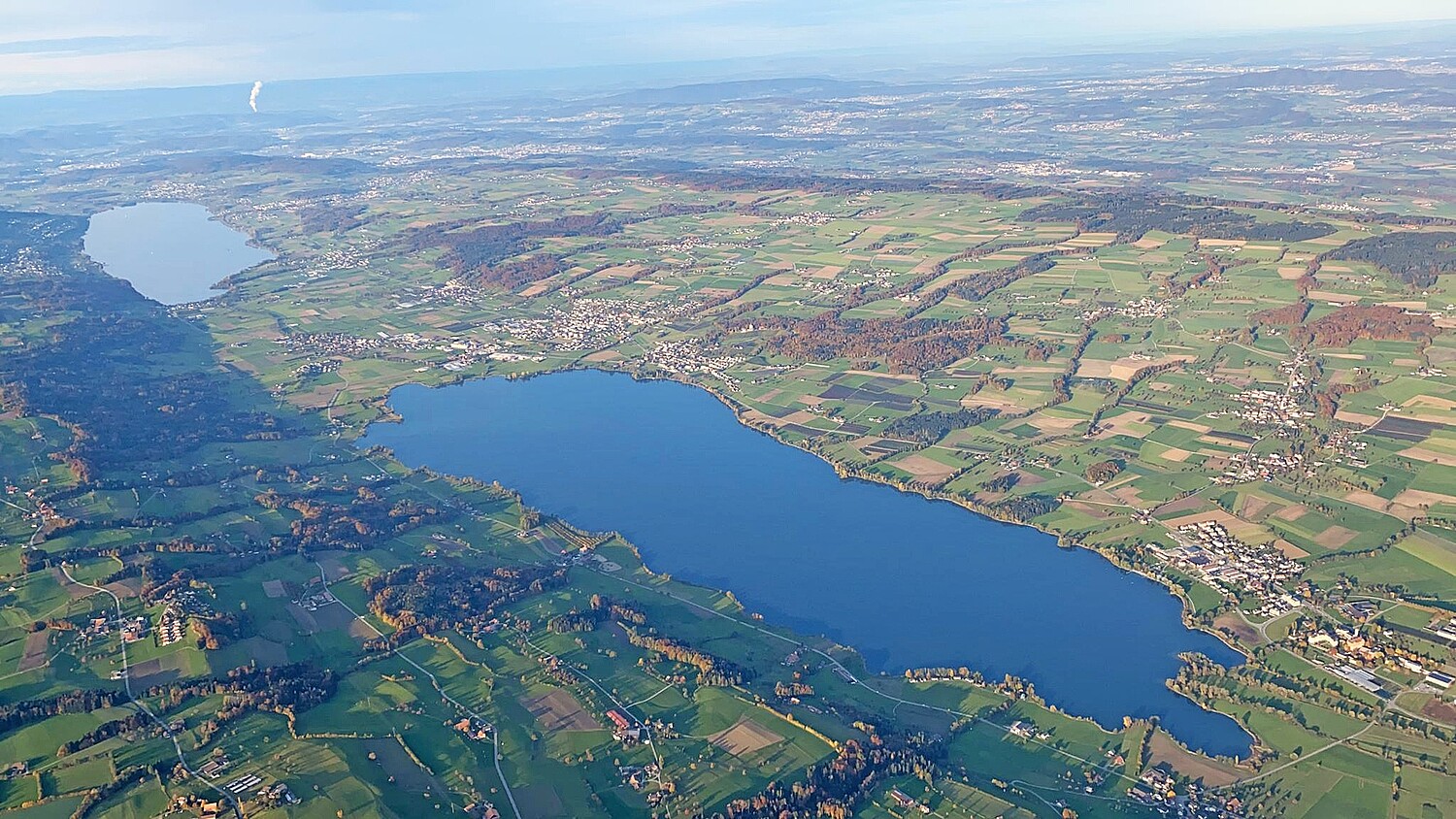 Vue sur le Seetal lucernois et Hitzkirch.