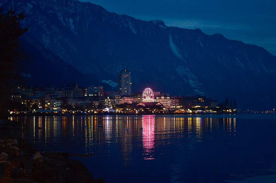 Montreux scintille, une photo de l’Avent 2019.