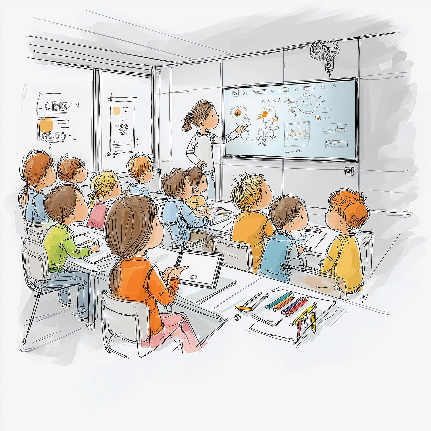 L’intelligence artificielle interpelle également les écoles primaires.