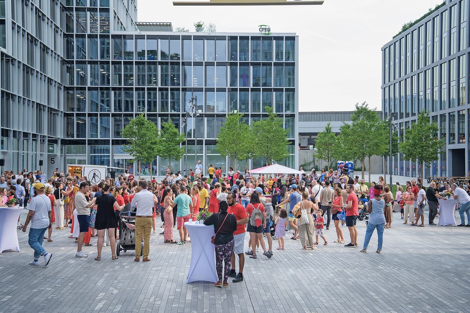 L’inauguration du nouveau quartier.