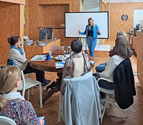 Bon exemple: le Lernloft permet d’acquérir des compétences de base.