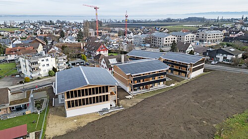 Vue sur Güttingen, une des communes lauréates du Minergie-Rating 2025.