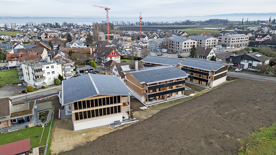 Vue sur Güttingen, une des communes lauréates du Minergie-Rating 2025.