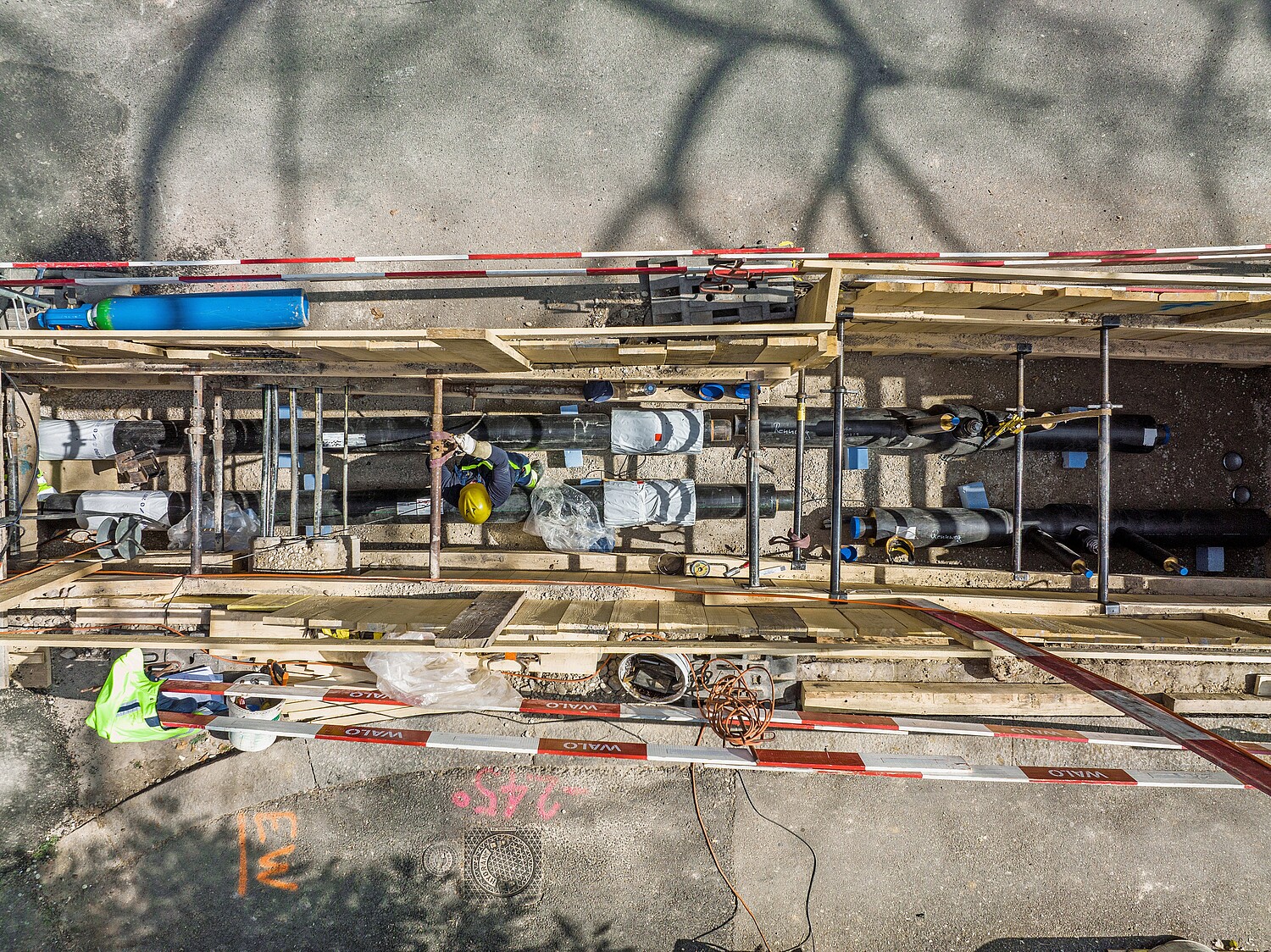 A Bâle, le réseau de chauffage urbain doit être étendu de 120 km aujourd’hui à 180 km d’ici 2037.