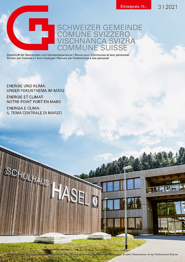 Schweizer Gemeinde, Zeitschrift für Gemeinden und Gemeindepersonal, als PDF-Datei zum Download, Ausgabe März 2021