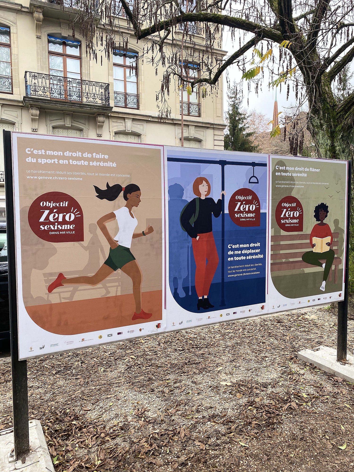 En 2019, Genève a adopté le plan d’action «Objectif zéro sexisme dans ma ville!» pour une durée de trois ans. Son ambition est de prévenir le sexisme et le harcèlement pour faire des espaces publics des espaces ouverts, accessibles et accueillants.